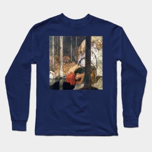 Humpe Drank at a Stream - John Bauer Long Sleeve T-Shirt